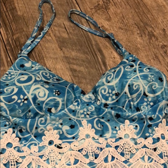 LIGHT BLUE SWIMSUIT - Picture 5 of 8